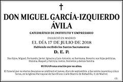 Miguel García-Izquierdo Ávila